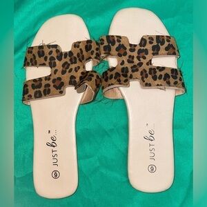 Women’s Leopard Summer Flats